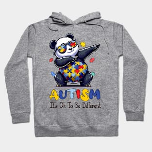 Panda Autism Awareness Flag, Autism Awareness Month Hoodie